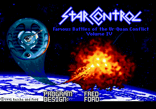 Заставка игры Star Control